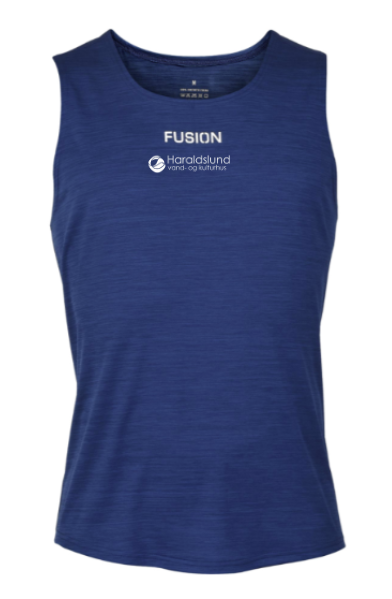 Fusion Mens C3 Singlet Blå